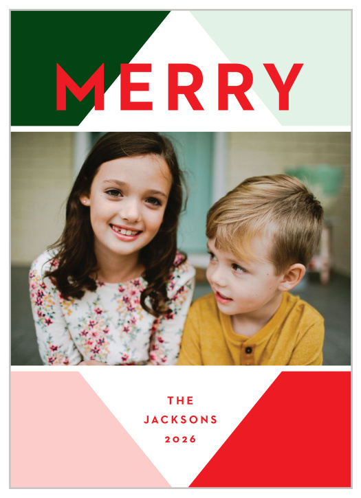 Our Merry Blocks Holiday Cards are perfect for ringing in the holiday season with style. 