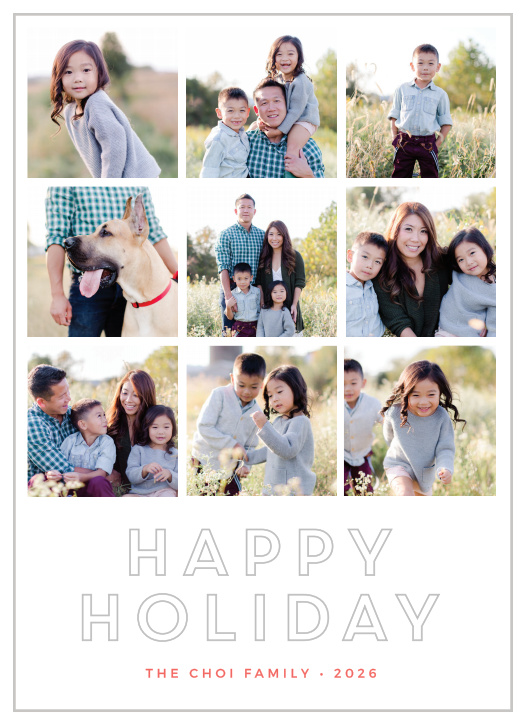 Our Happy Grid Holiday Cards are a wonderful gift of the festive spirit to give to family and friends.