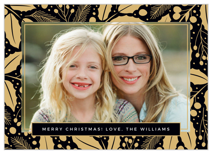 Our Gilded Foliage Christmas Cards are perfect for spreading holiday cheer with friends and family. 