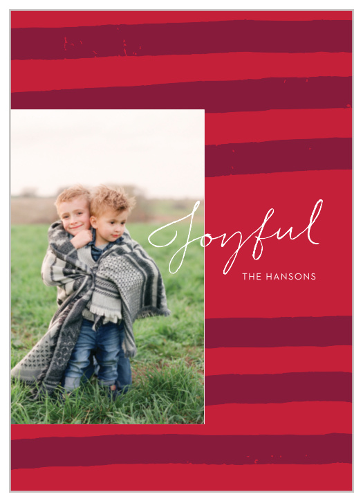Get ready to ring in the holidays with our Joyful Strokes Holiday Cards.