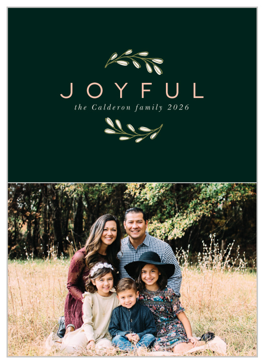 Send warm wishes to loved ones this year with our Little Branches Holiday Cards.