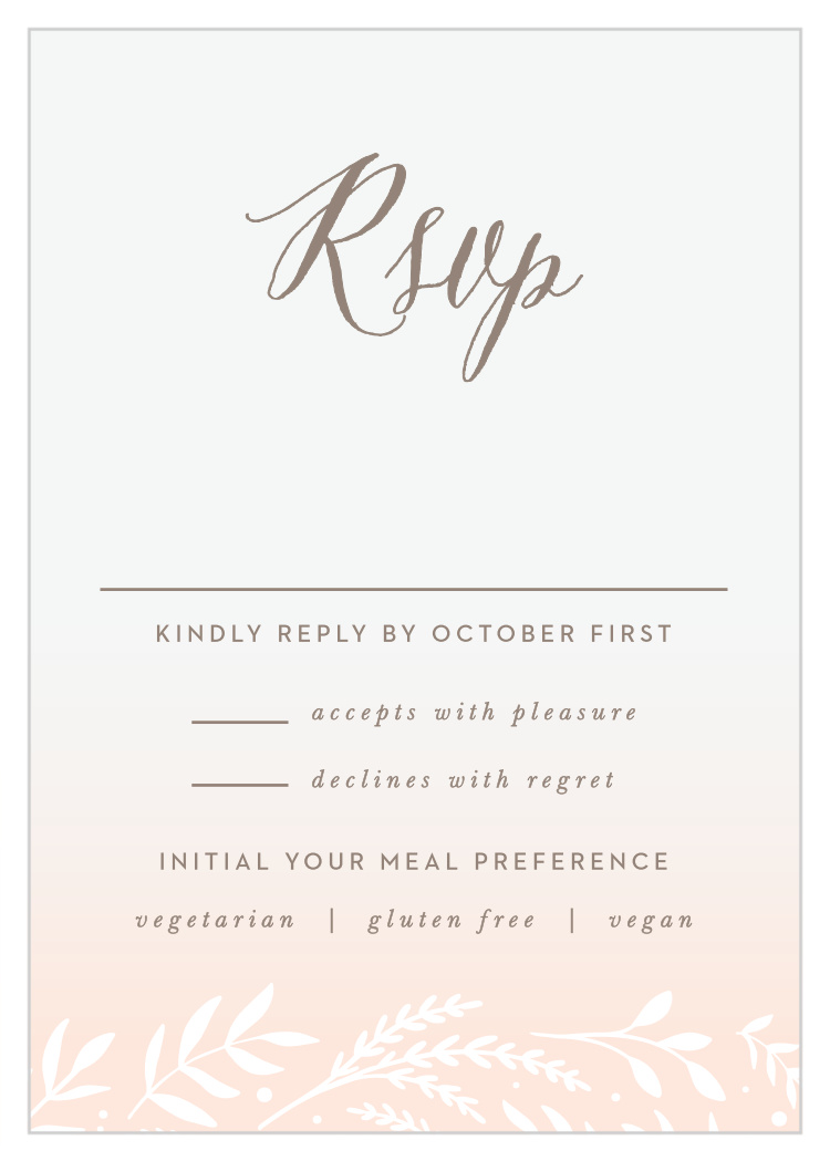 Flowering Script Response Cards