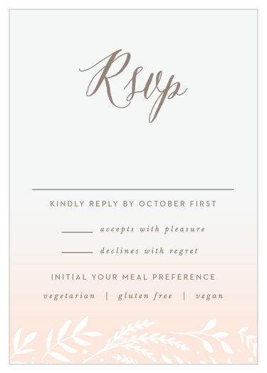 Flowering Script Response Cards