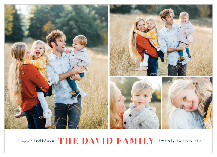 Say happy holidays with this simple holiday greeting!