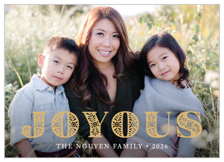 Keep it sweet and simple with our Joyous Holiday Cards.