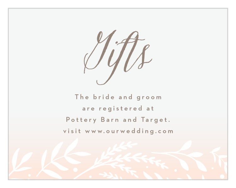 Flowering Script Registry Cards