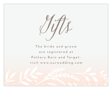 Flowering Script Registry Cards