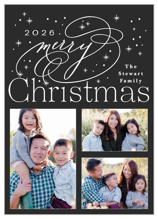 Starry Christmas Christmas Cards offer a beautifully classic way to share your limitless holiday joy.