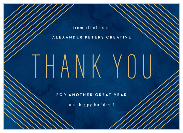 Our Bold Watercolor Corporate Holiday Cards are the perfect way to show your appreciation for clients and employees alike! 