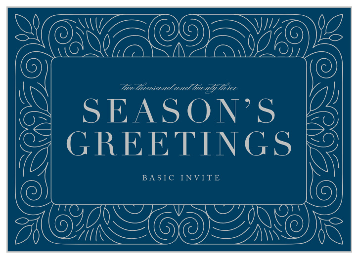 The classic look of our Ornate Greetings Corporate Holiday Cards is a wonderful way to pass along your seasonal greeting to your employees and clients.