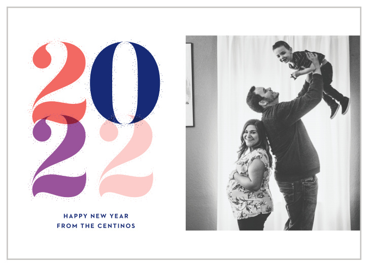 Share your holiday joy with your friends and family with our Los Angeles Celebration New Years Cards!
