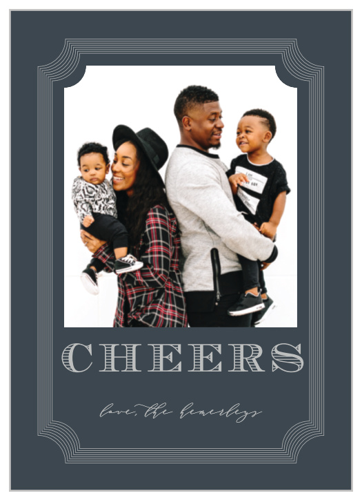 Ring in the new year with our Sedona Standard Holiday Cards.