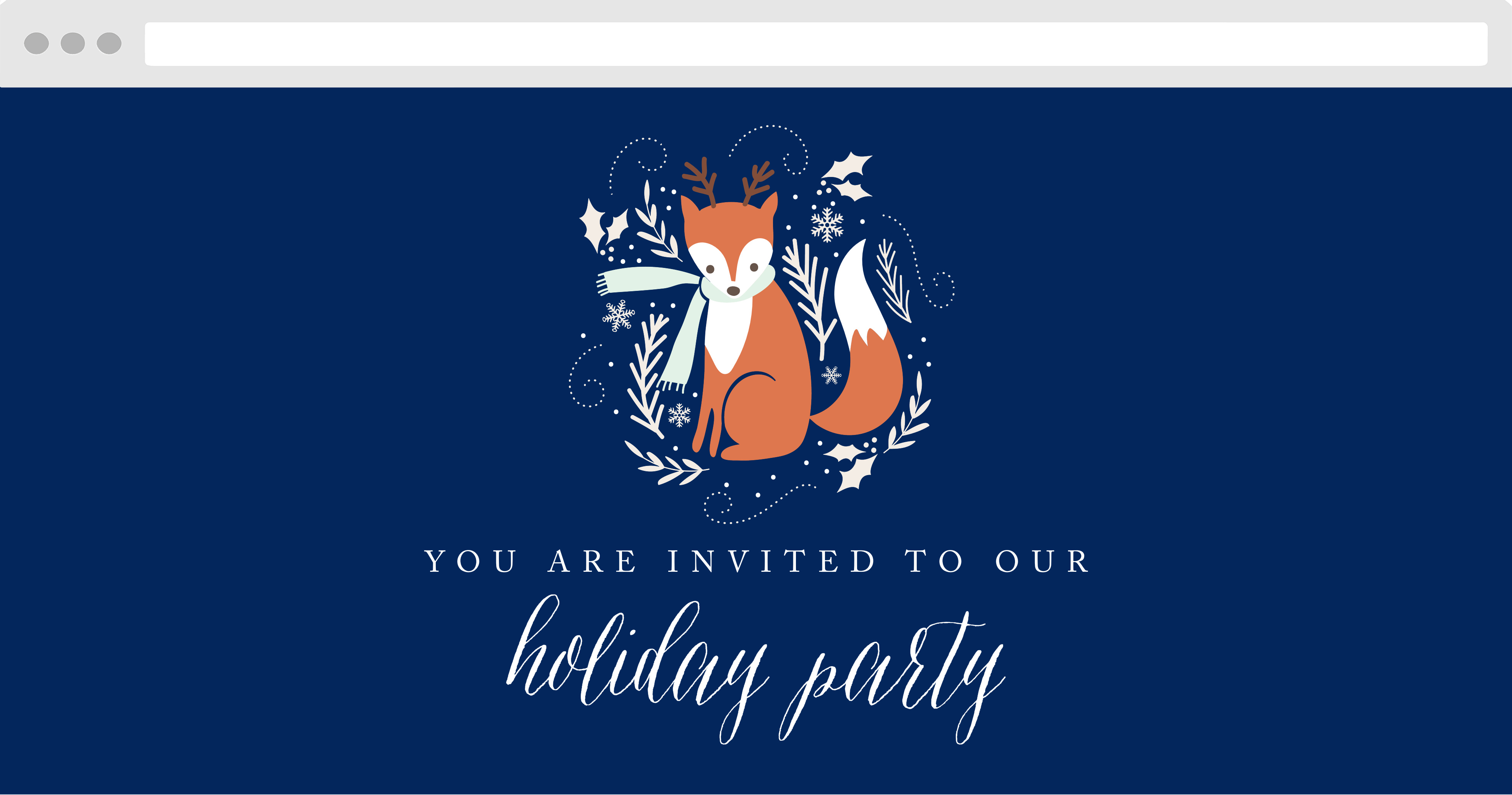 Winter Fox Holiday Website