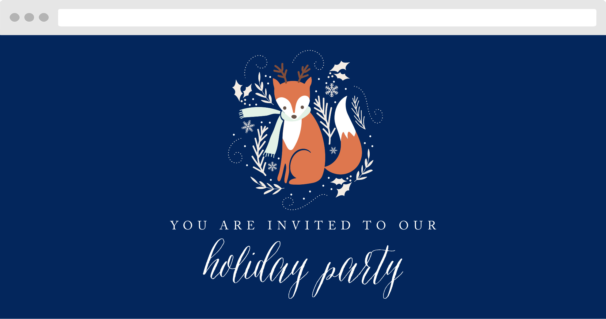 Winter Fox Holiday Website