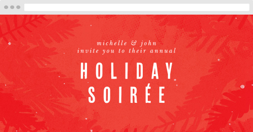 Contemporary Botanical Holiday Website