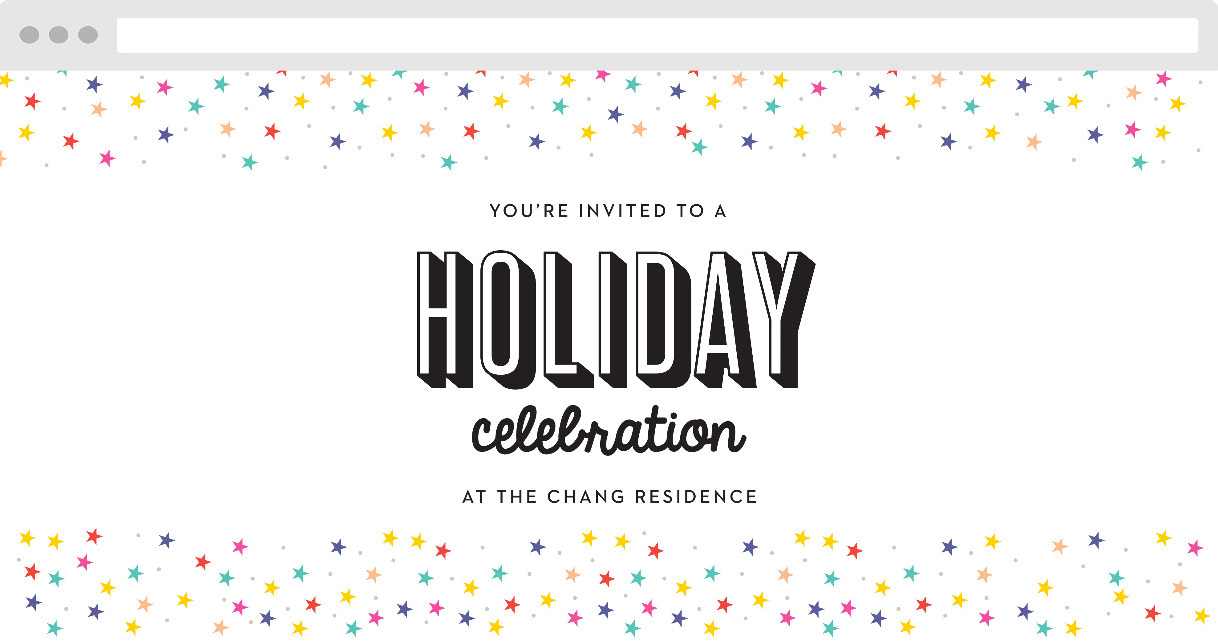 Twinkling Stars Holiday Website
