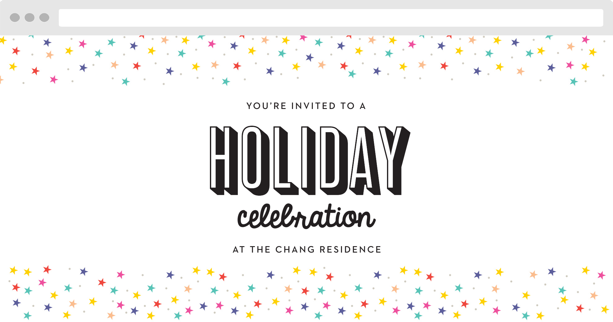 Twinkling Stars Holiday Website