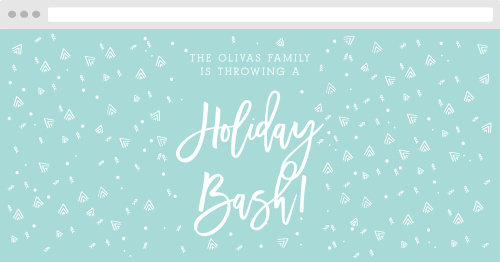 Illustrated Cheers Holiday Website
