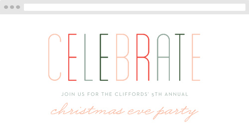 Merry Multicolored Holiday Website