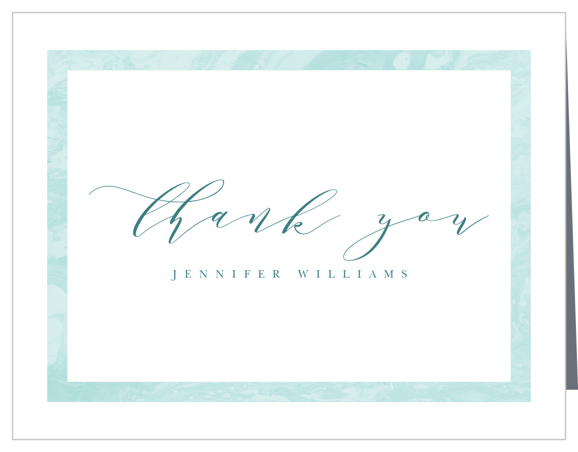 Soft Frame Bridal Shower Thank You Cards