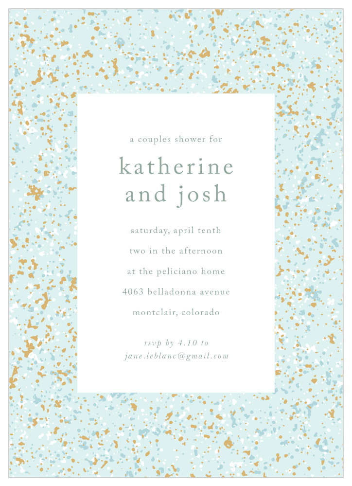 Speckled Egg Bridal Shower Invitations