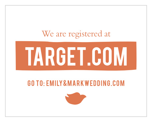 Flowering Couple Registry Cards