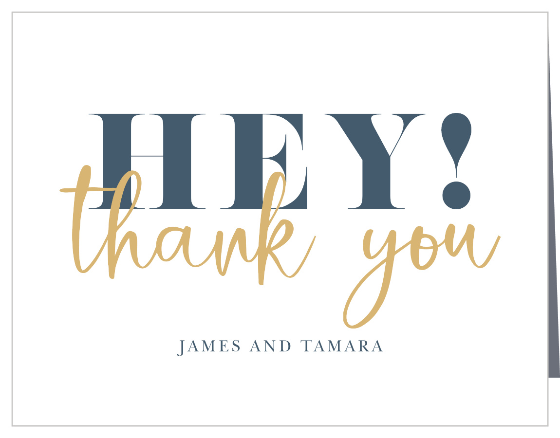 His & Hers Bridal Shower Thank You Cards