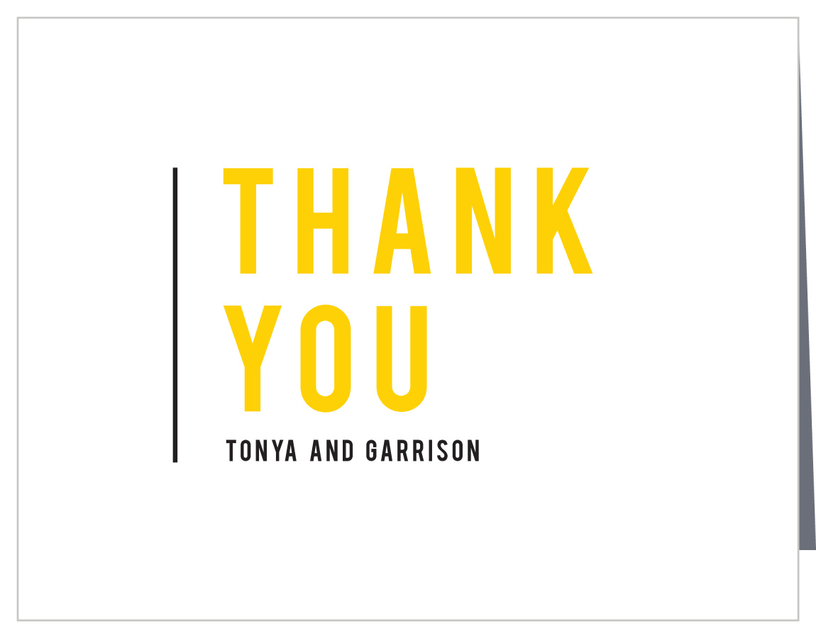 Round & Round Bridal Shower Thank You Cards