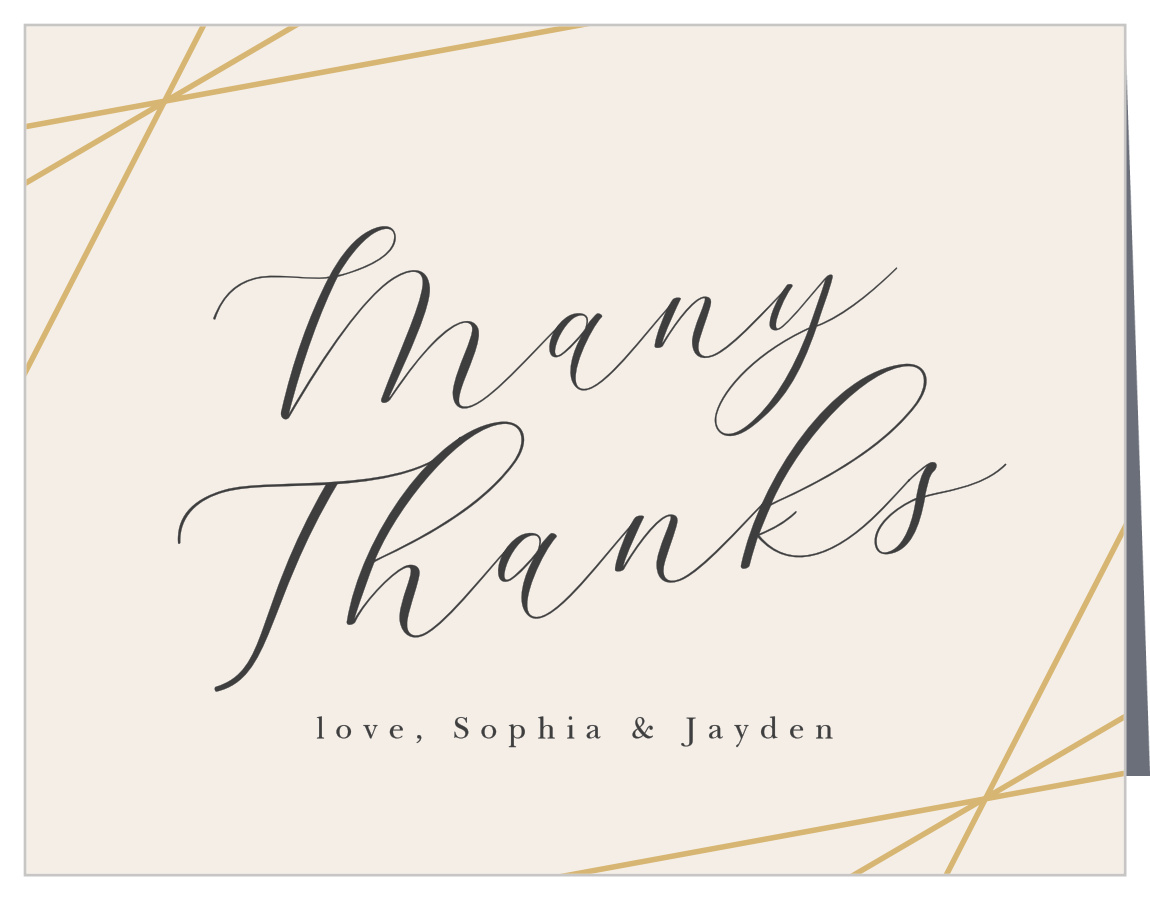 Pretty Threads Bridal Shower Thank You Cards