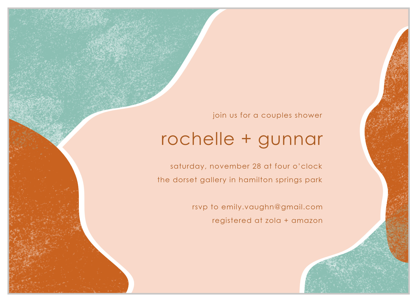 Santa Fe Bridal Shower Invitations