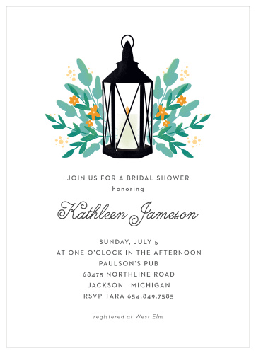 Make your event a memorable one with our Lighted Path Bridal Shower. 