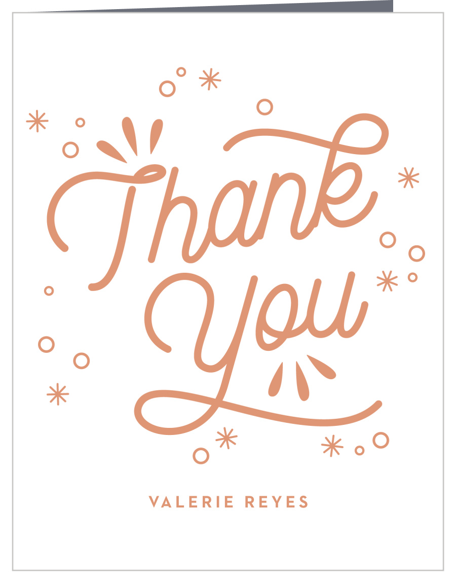 Bubbly Bottle Bridal Shower Thank You Cards