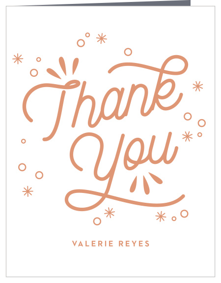 Bubbly Bottle Bridal Shower Thank You Cards