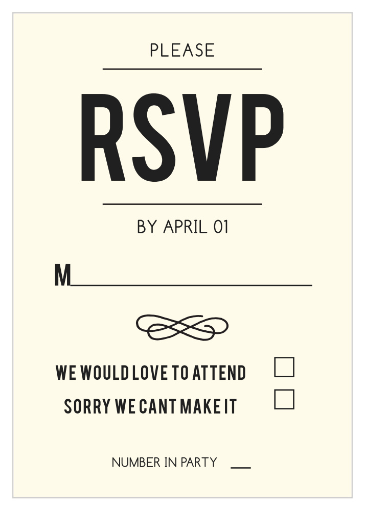 Romantic Photo Blocks Response Cards