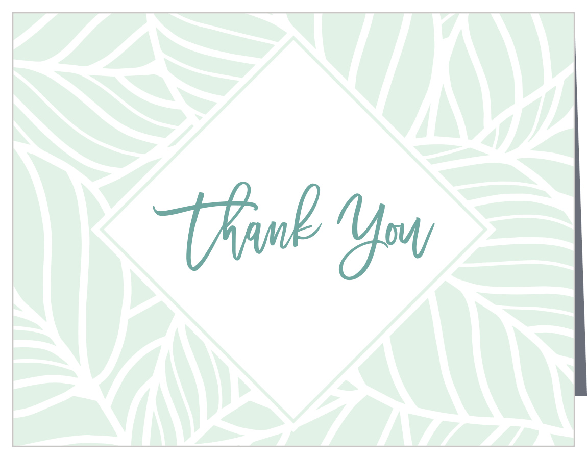 Fresh Vibes Bridal Shower Thank You Cards