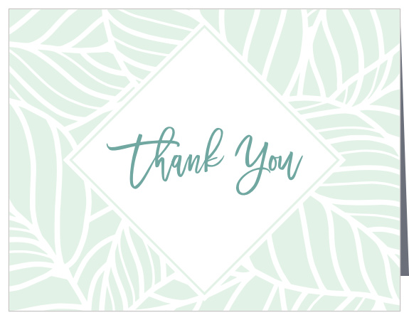 Fresh Vibes Bridal Shower Thank You Cards