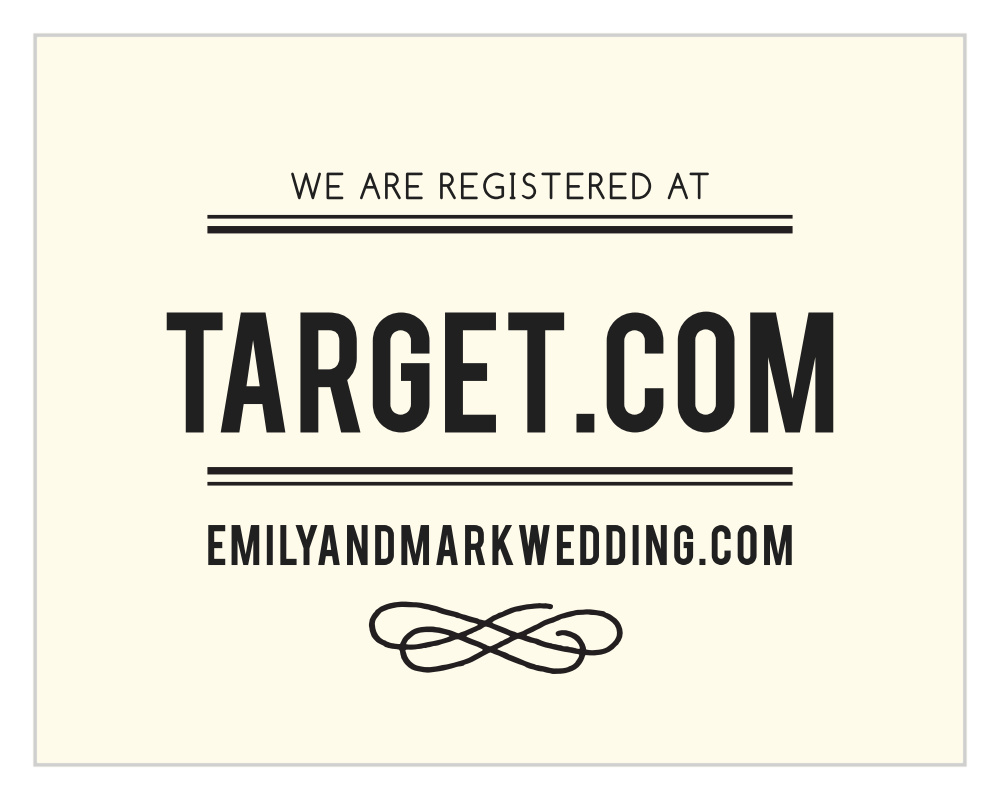 Romantic Photo Blocks Registry Cards