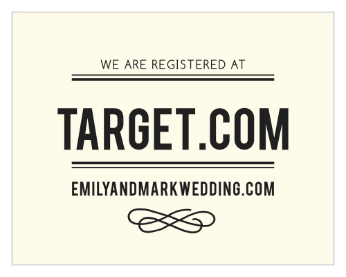 Romantic Photo Blocks Registry Cards