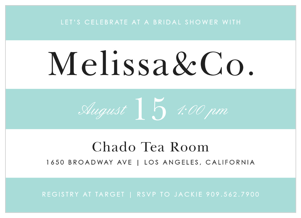 Shower & Co Bridal Shower Invitations