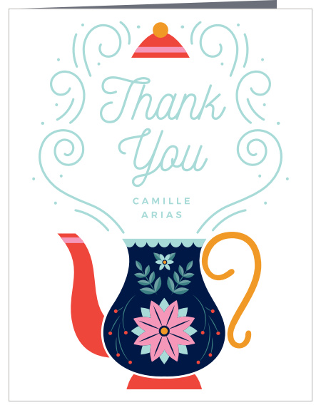Bridal Tea Bridal Shower Thank You Cards