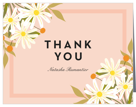 Daisy Bunch Bridal Shower Thank You Cards