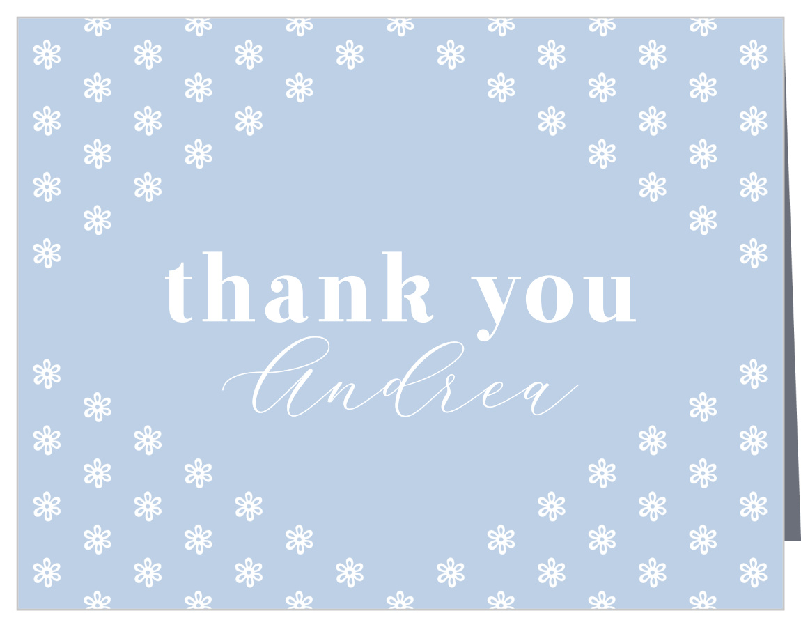 Daisy Diamond Bridal Shower Thank You Cards
