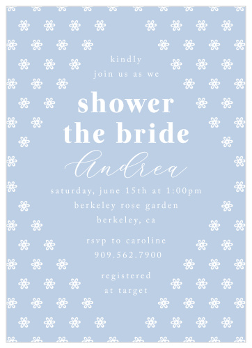 Our Daisy Diamond Bridal Shower Invitations are the perfect way to surround yourself with your loved ones for your pre-wedding festivities!