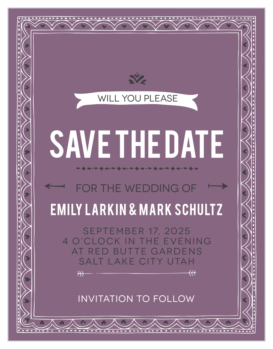 Photo Fairytale Save the Date Magnets