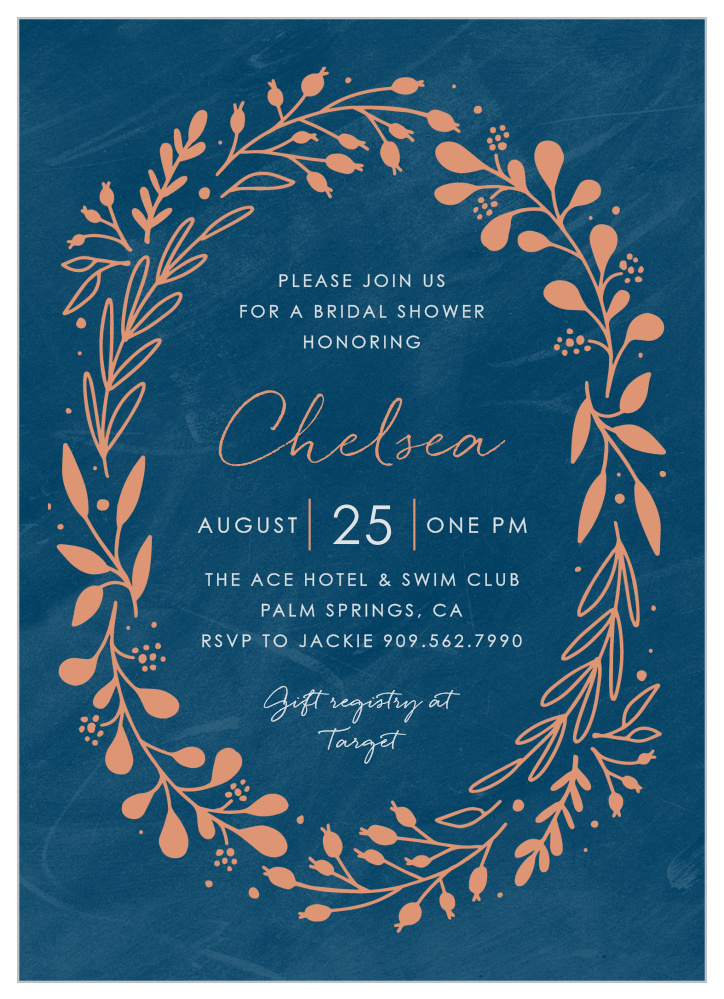 Storybook Wreath Bridal Shower Invitations