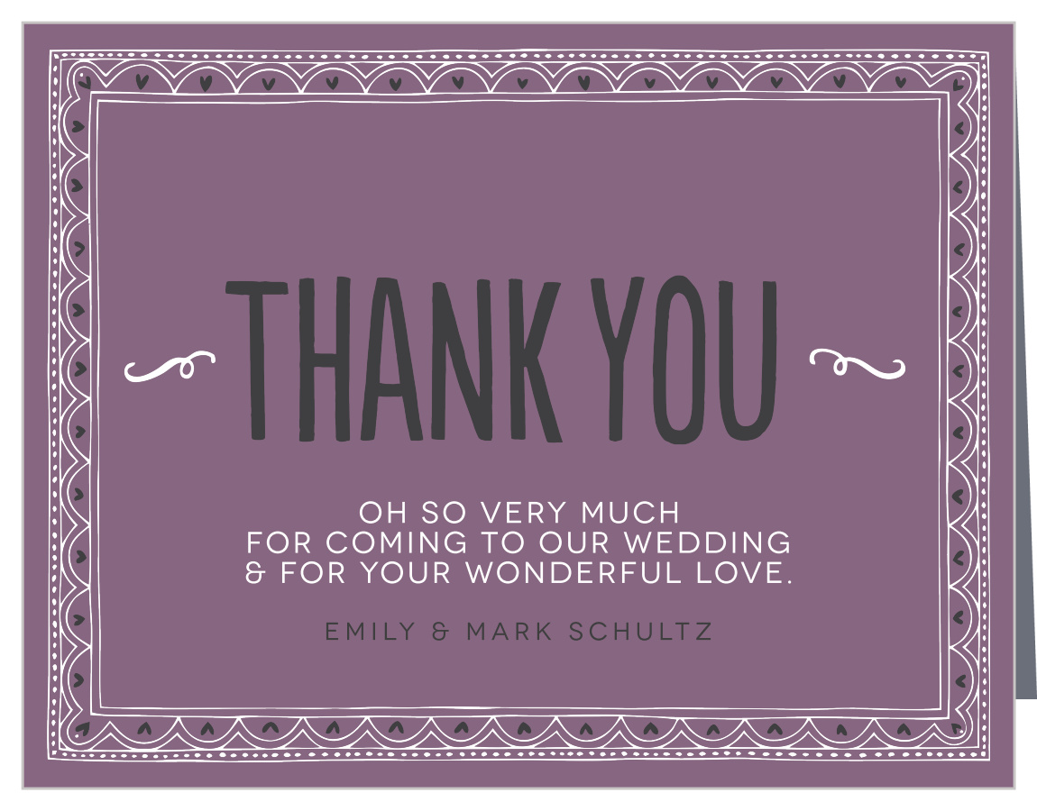 Photo Fairytale Wedding Thank You Cards