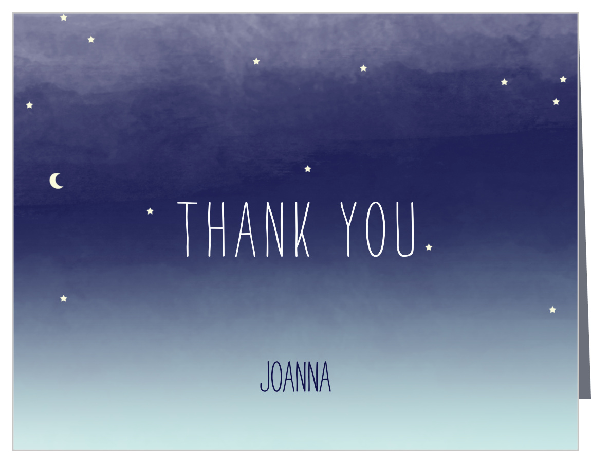 Pretty Stars Bridal Shower Thank You Cards
