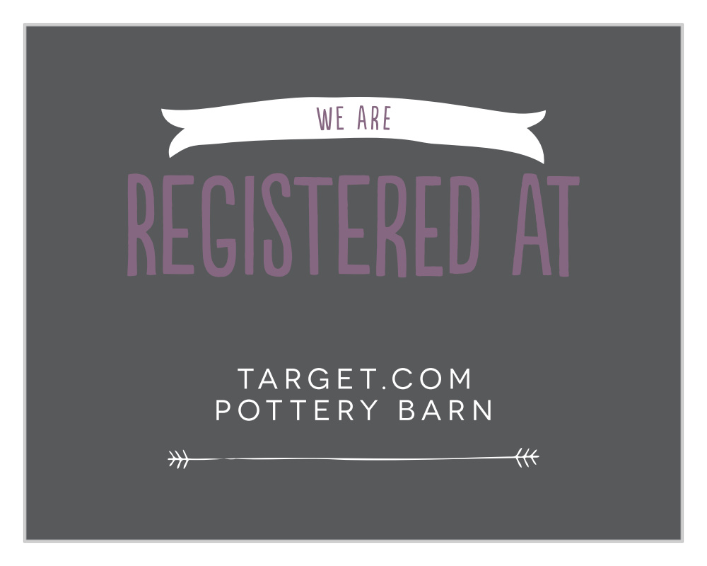 Photo Fairytale Registry Cards