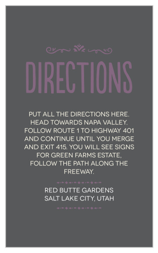 Photo Fairytale Direction Cards