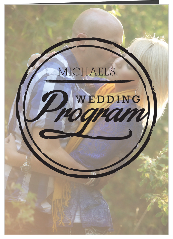 Tying the Knot Wedding Programs
